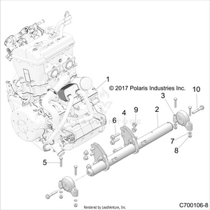 Engine, Mounting & Long Block - Z19vge99ak/aw/bk/bw (c700106-8) Schematic