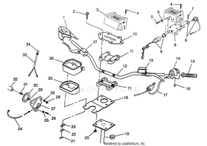 Steering - Handlebar Magnum 6x6 - W968744 And Magnum 6x6 Swedish - S968744 (4936073607b010) Schematic