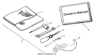 Tool Kit Sport 400l W97ba38c And Trail Blazer W97ba25c (4940124012c007) Schematic