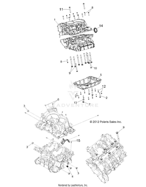 Engine, Crankcase - R13jt9efx (49rgrcrankcase13rzrxp4i) Schematic