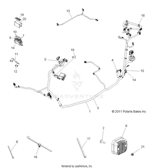 Electrical, Wire Harness - R12vh57ad (49rgrharness12rzr570) Schematic