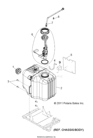 Body, Fuel Tank Asm. - R12wh76ag/ar/eah/eav/eaw (49rgrfuel12crew) Schematic