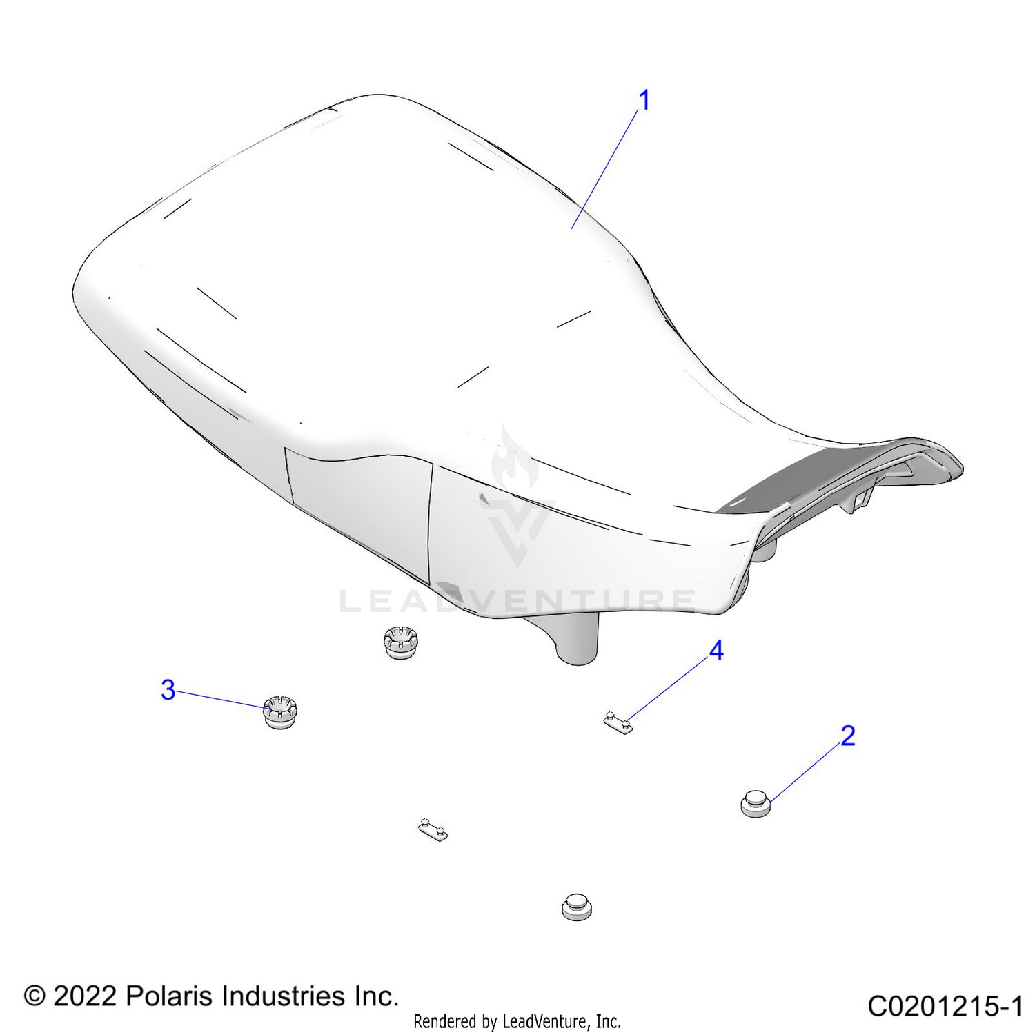 BODY, SEAT - A26SEE57F1/C1/E1 (C0201215-1)
