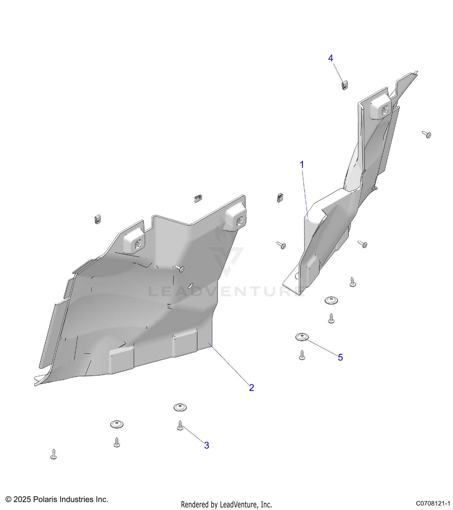 BODY, FRONT INNER FENDER - R26RRU99FP (C0708121-1)