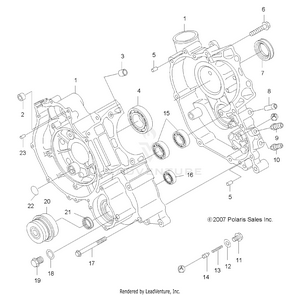 Engine, Crankcase - A08dn50af/as/aw/az (49atvcrankcase08sp500) Schematic
