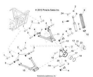 Suspension, Rear - R12rh45ag/ah/ar (49rgrsusprr11400ho) Schematic
