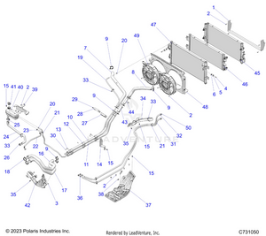 Engine, Cooling - R25xaw1rb9/bd/bm (c731050) Schematic