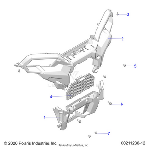 Body, Front Bumper - A21seg57a1/a3/a5 (c0211236-12) Schematic