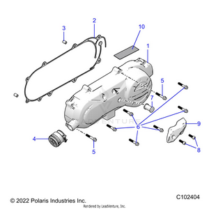 Drive Train, Clutch Cover And Ducting - A23hbe07b2 (c102404) Schematic