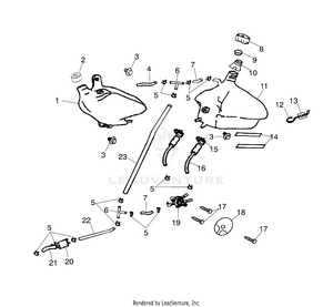 Oil Tank/fuel Tank - A02fa09ca/cb/cc (4970887088b05) Schematic