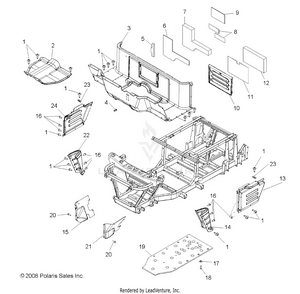 Body, Floor And Fenders - R09rf68af/ar/az (49rgrmoldings097006x6) Schematic