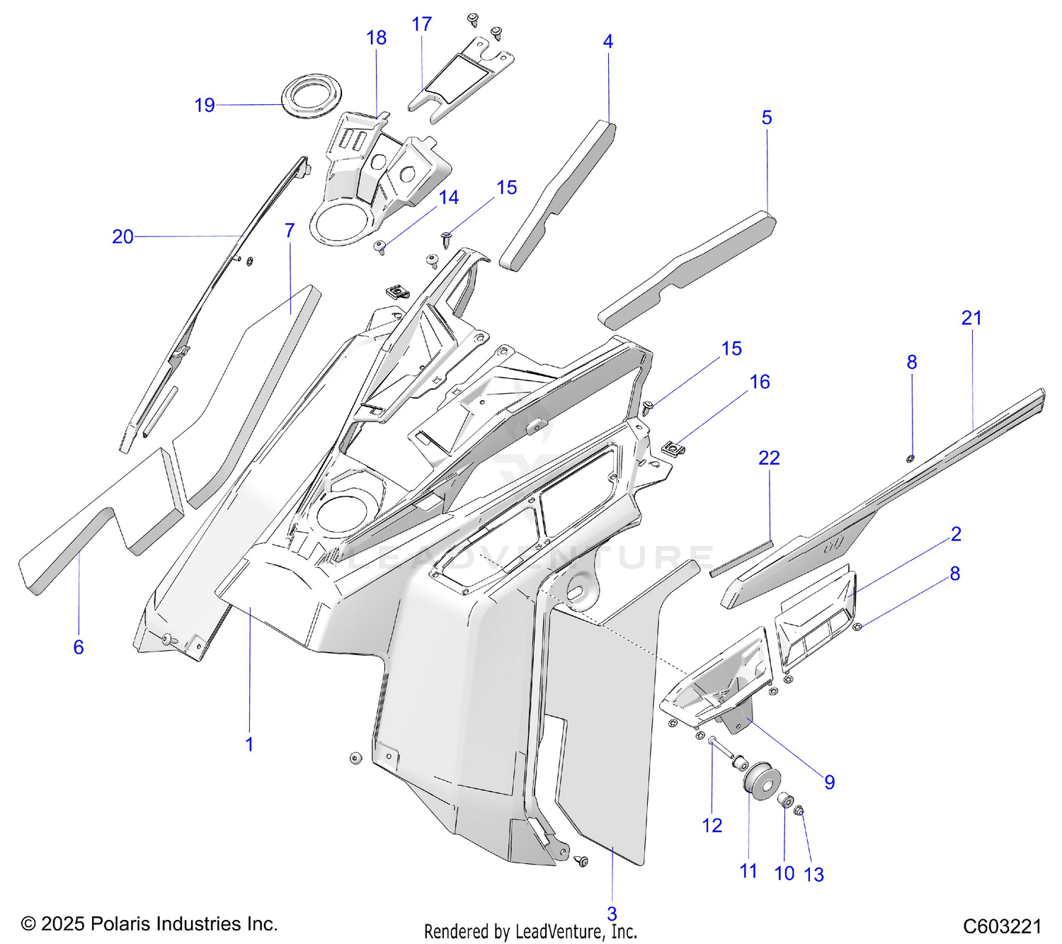 BODY, CONSOLE - S26TGM8MS (C603221)