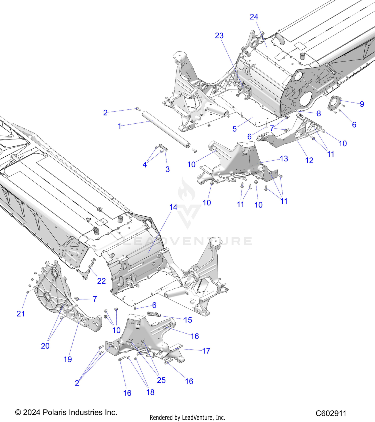 CHASSIS, BULKHEAD ASM. - S26TGM8MS (C602911)