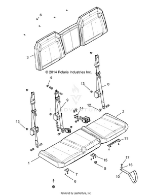 Body, Seat - R141d9jda/2d9jda (49brutusseat13d) Schematic