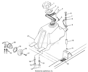 Fuel Tank  Sportsman 500 W97ch50a (4939993999b001) Schematic