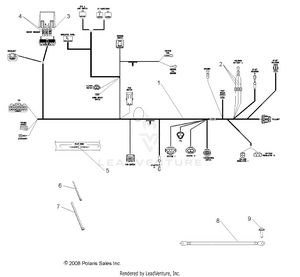 Electrical, Wire Harnesses - A10gj52aa (49atvharness09out450) Schematic