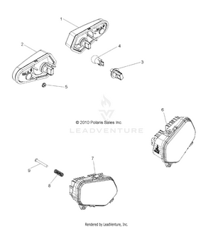 Electrical, Headlights, Taillights And Bulbs - R12jt87ab/ad/as/aw/9eaw (49rgrtaillamps11rzr875) Schematic