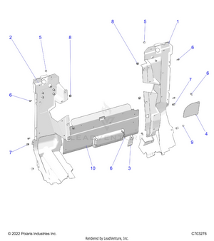 Body, Rear Closeoff, Side Panels - Z24rmd2kah/al/bh/bl (c703276) Schematic