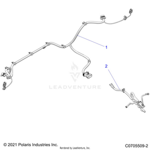Electrical, Wire Harness, Peripheral - Z21rau92an/bn (c0705509-2) Schematic