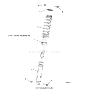 Suspension, Front Shock - A20she57an/af/bn/bf/z57ax/bx (100012) Schematic