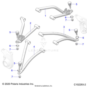 Suspension, A-arms - A22shz57ae (c102293-2) Schematic