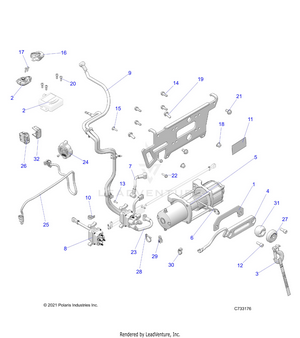 Opt, Winch - R21rsk99a9/ap/aw/b9/bp/bw (c733176) Schematic