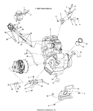 Engine Mounting - A05jd32aa (4995169516b01) Schematic