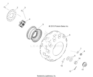 Wheels, Rear - R14wh76aa/eac (49rgrwheelrr11dcrew) Schematic