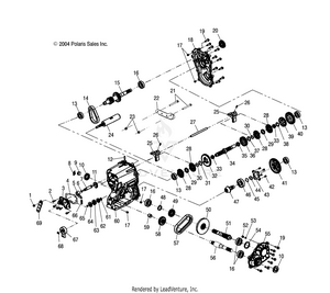 Gearcase - R05rd50aa/ab/ac/ad/rf50aa/ab (if Built Before 10/11/04) (4995359535e03) Schematic