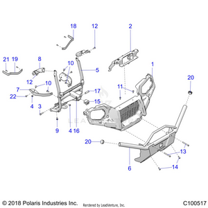 Body, Front Bumper And Mounting - A19seg50b4 [c100517] Schematic