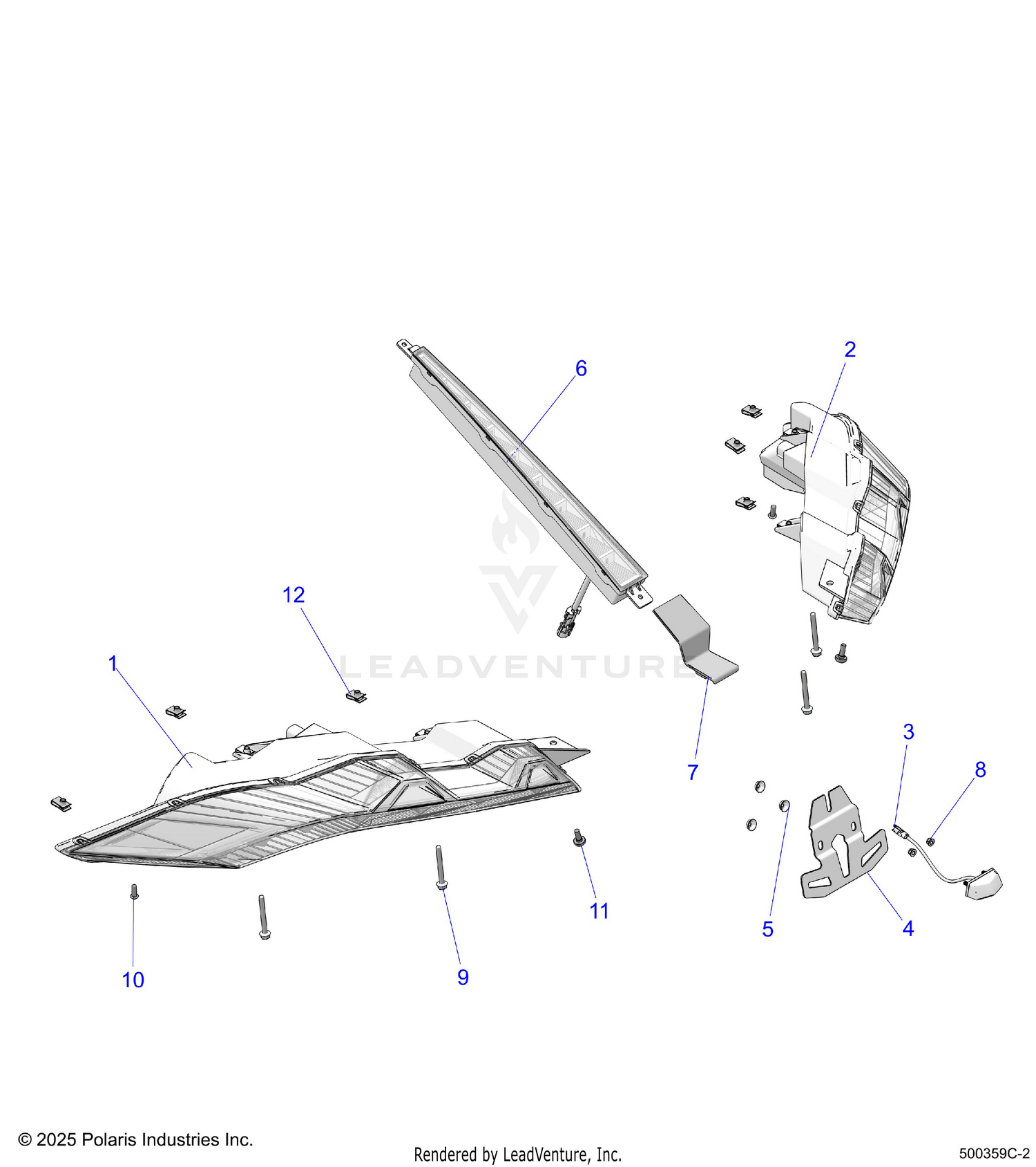 ELECTRICAL, REAR LIGHTING - T26AATGD/HD (500359C-2)
