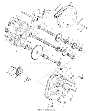 Gearcase Assembly (4916341634025a) Schematic