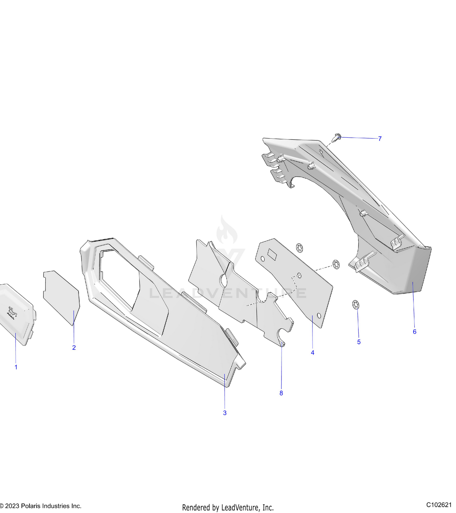 BODY, CLOSE OFF PANEL and ACCESS PANEL - A26SZE57CL/EL (C102621)