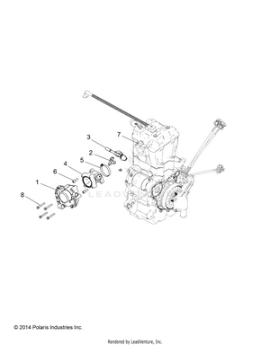 Engine, Throttle Body And Fuel Rail - R18rne57nv (49rgrthrottlebody15570mc) Schematic