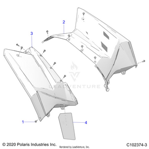 Body, Rear Cab - A22sva85a3 (c102374-3) Schematic