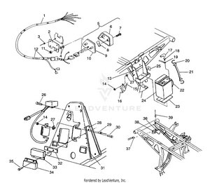 Electrical/taillight Assembly Sportsman 4x4 / W938039 (4926382638032a) Schematic