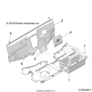 Body, Rear Closeoff - Z22nar99af/bf (c700248-7) Schematic