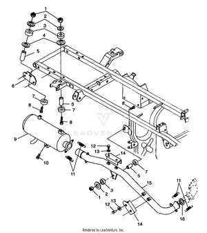 Exhaust System - S98ch50e(b) (4950135013b001) Schematic