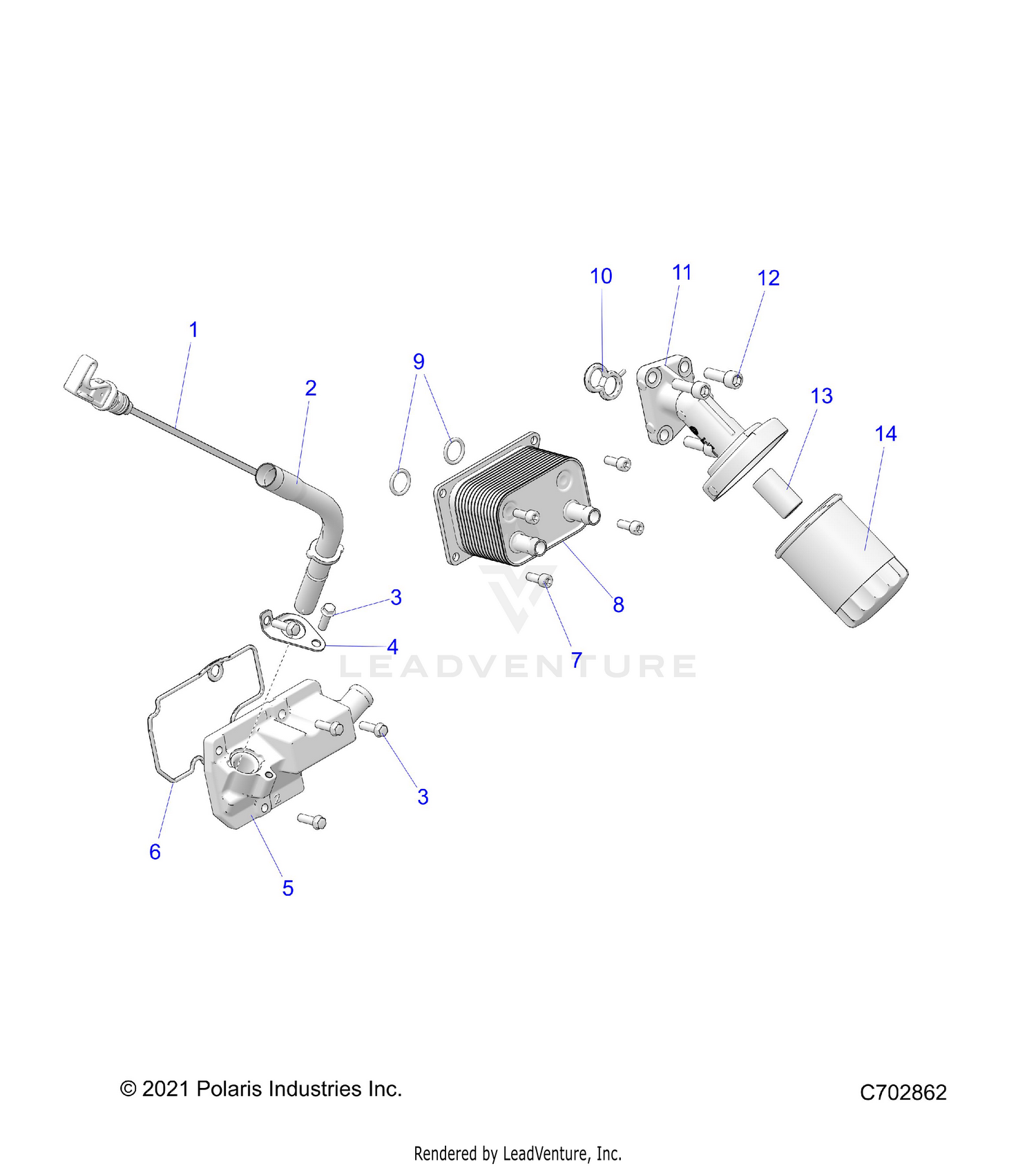 ENGINE, DIPSTICK AND OIL FILTER - Z26NEE99C4 (C702862)