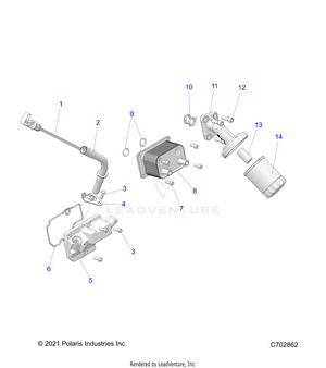 Engine, Dipstick And Oil Filter - Z25nmf99a4/a5/b4/b5 (c702862) Schematic