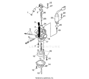 Carburetor - A02fa09ca/cb/cc (4970857085a08) Schematic