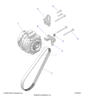 Engine, Alternator - Z25r4d2kak/bk/aj/bj/am/bm (c703270) Schematic