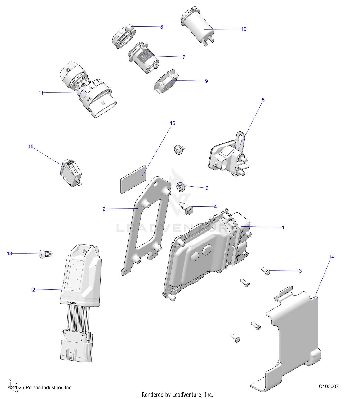 ELECTRICAL, SWITCHES, SENSORS and ECM - A26SEE57CL/EL (C103007)