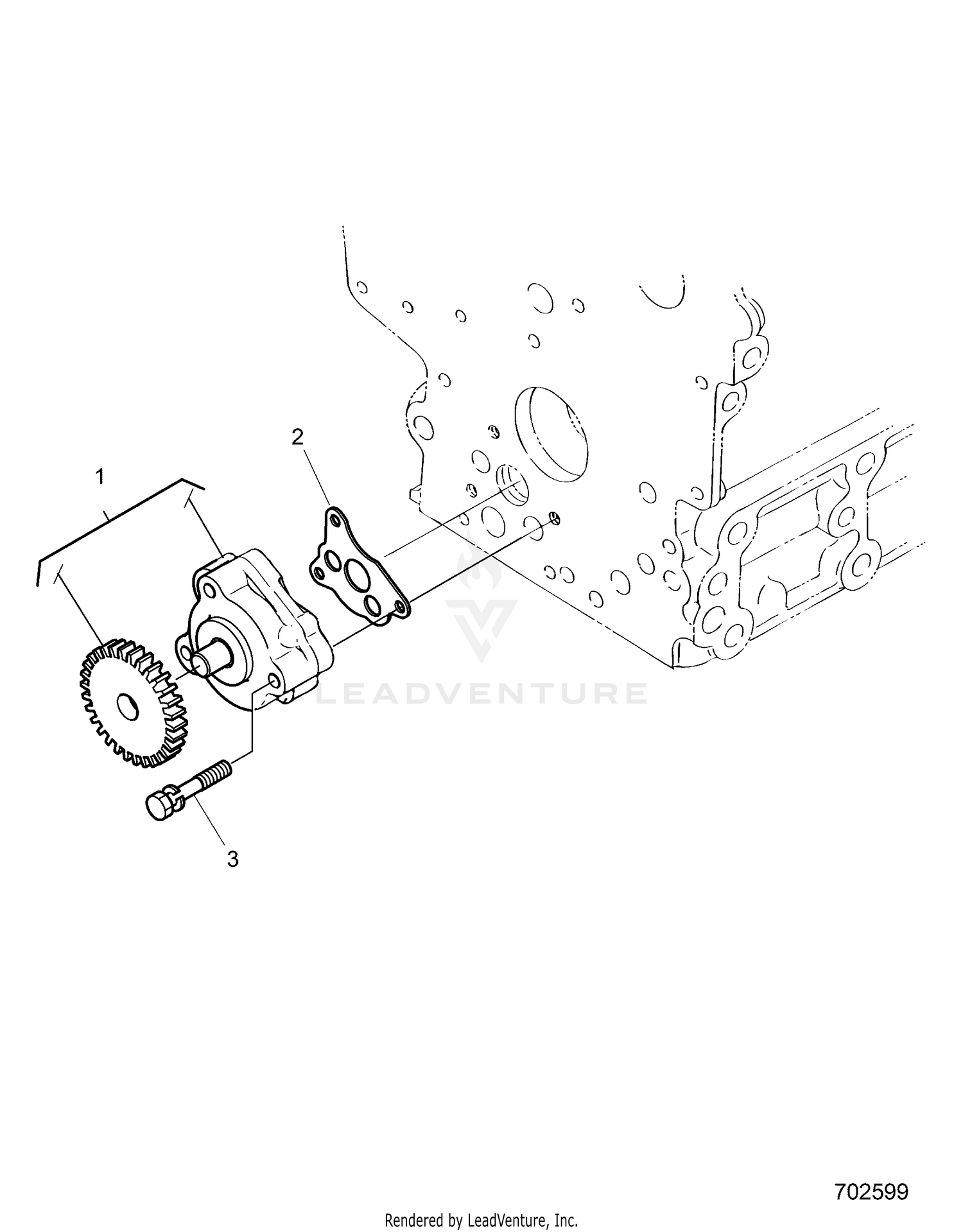 ENGINE, OIL PUMP - D21BEPD4B4 (702599)