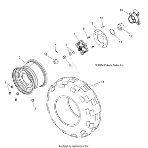 Wheels, Rear - A18daa50b7 (49atvwheelrr14sp325) Schematic