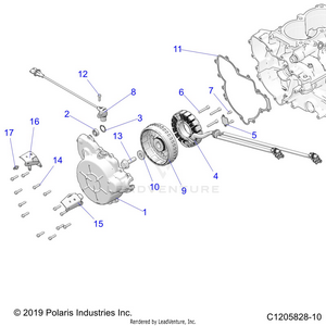 Engine, Stator And Flywheel - Z21rau92an/bn (c1205828-10) Schematic