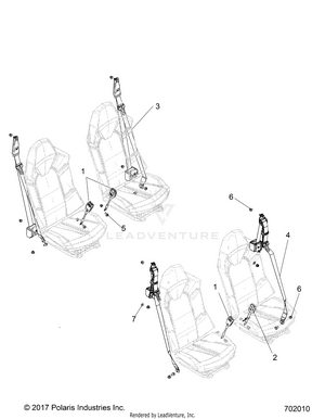 Body, Seat Belt Mounting - R19rhe99nd (702010) Schematic