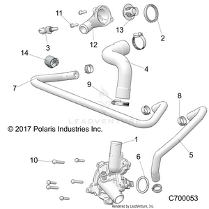 Engine, Waterpump And Bypass - R19rse99n1 (c700053) Schematic