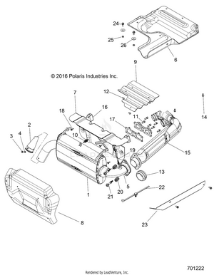 Engine, Exhaust System - Z15vde99fv (701222) Schematic