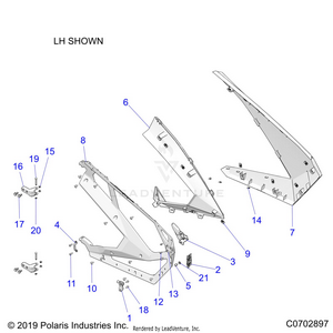 Body, Doors - Z21rau92an/bn (c0702897) Schematic